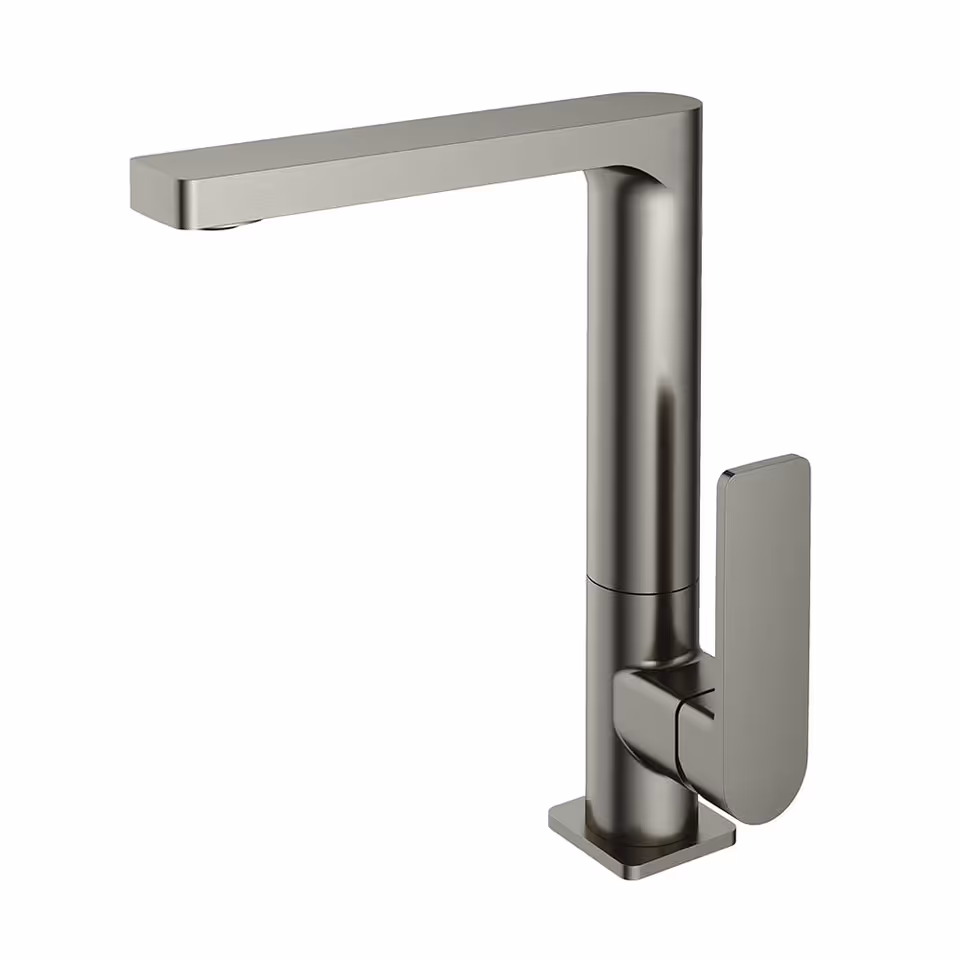 3D rendered image of a modern faucet showcasing realistic product rendering and first-class 3D visualization