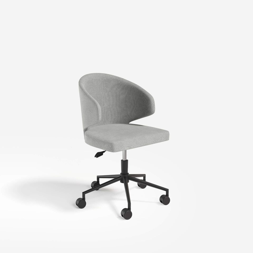 Photoreal 3D rendered image of a modern office chair showcasing 3D product modeling and visualization