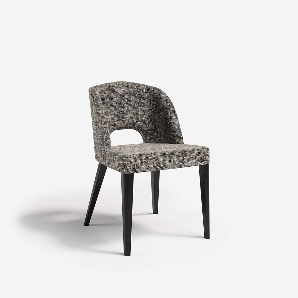 Photorealistic 3D render of a modern chair showcasing first-class product visualization and 3D modeling