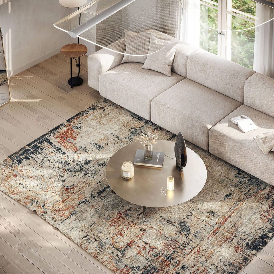 High-quality 3D rendering of a modern living room showcasing bespoke 3D furniture modeling and photorealistic visualization.