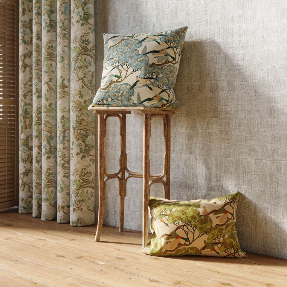 3D furniture modeling and rendering showcasing cushions in a realistic interior scene, highlighting 3D visualization and photorealistic CGI techniques.