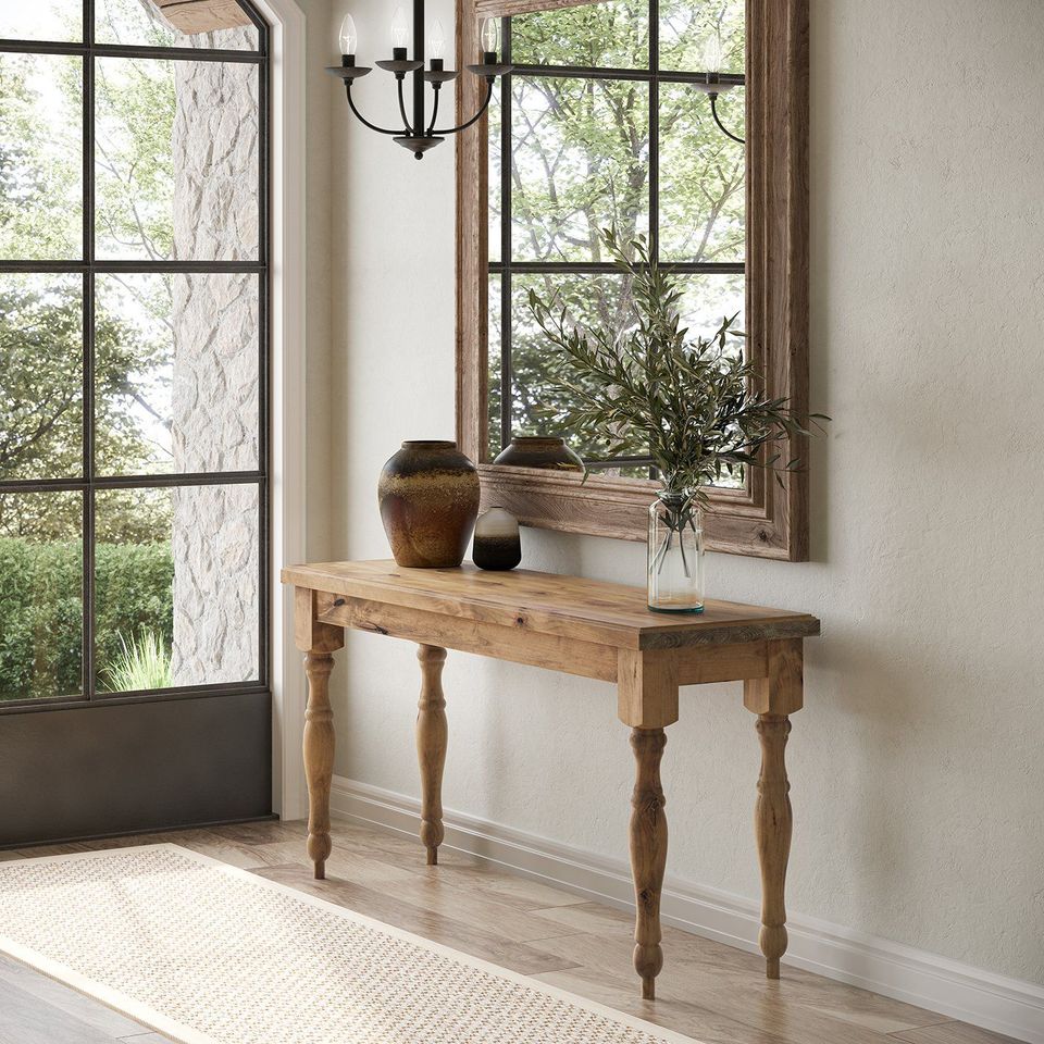 Top-notch 3D rendered image of rustic furniture in a bright interior setting, showcasing 3D furniture modeling and visualization.