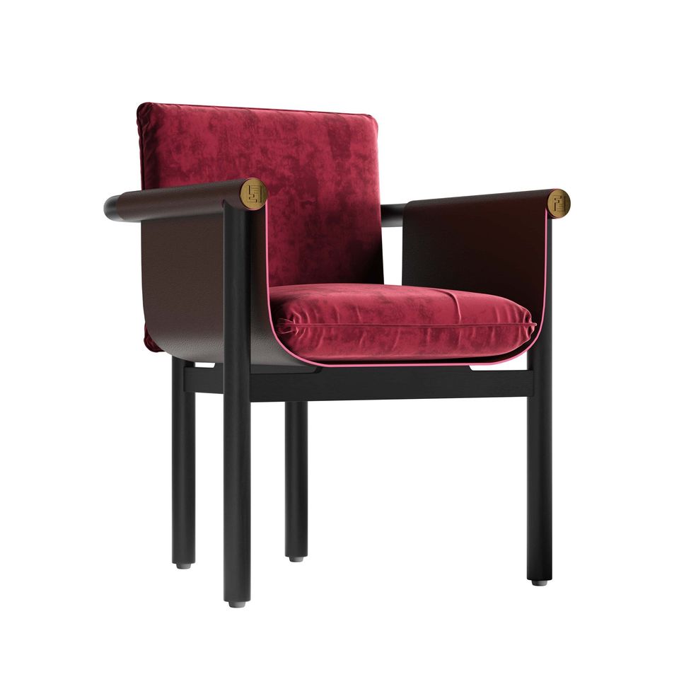 Photoreal 3D rendered image of a modern chair showcasing photorealistic product rendering and 3D product visualization.