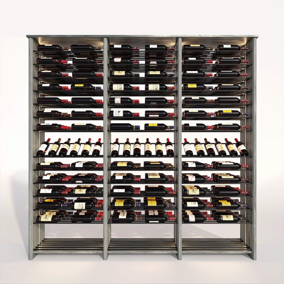 Wine Racks 3D Rendering