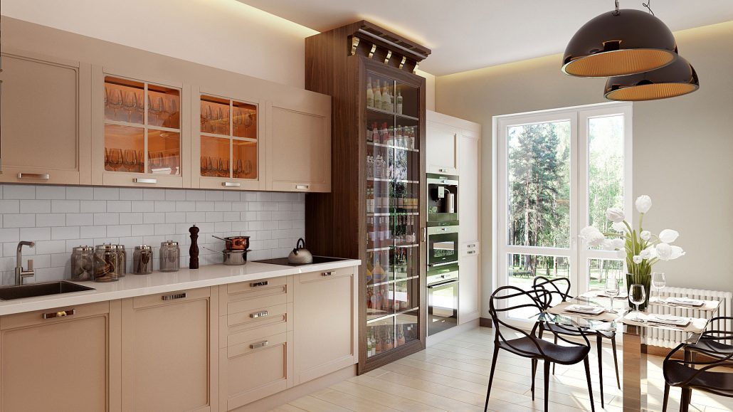 Product 3D Visualization for Stylish Kitchen Furniture