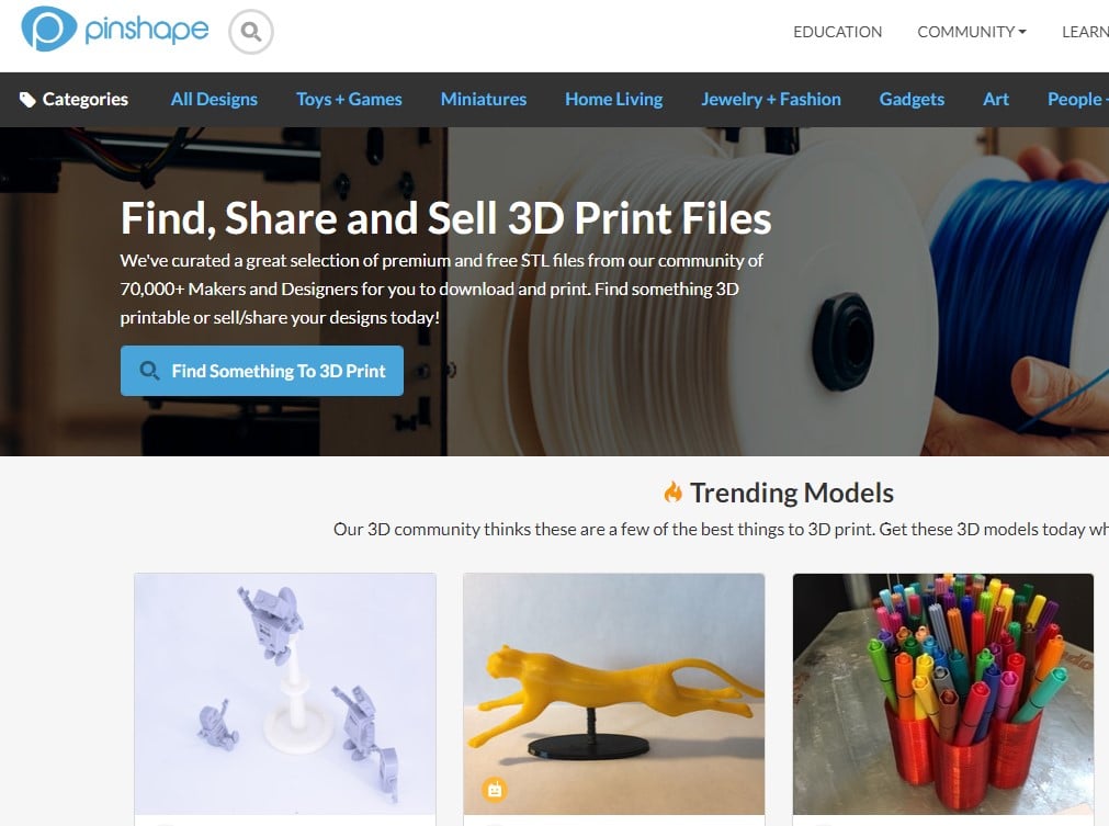 Pinshape: 3D Modeling for Professionals