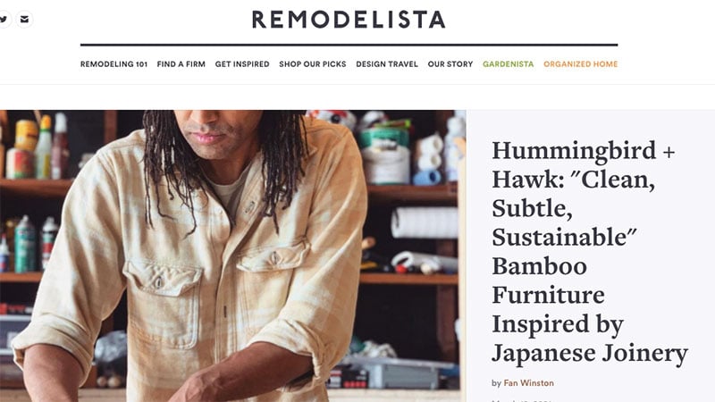 A Front Page of Remodelista Blog with Plenty of Design Categories and Furniture Topics for Inspiration