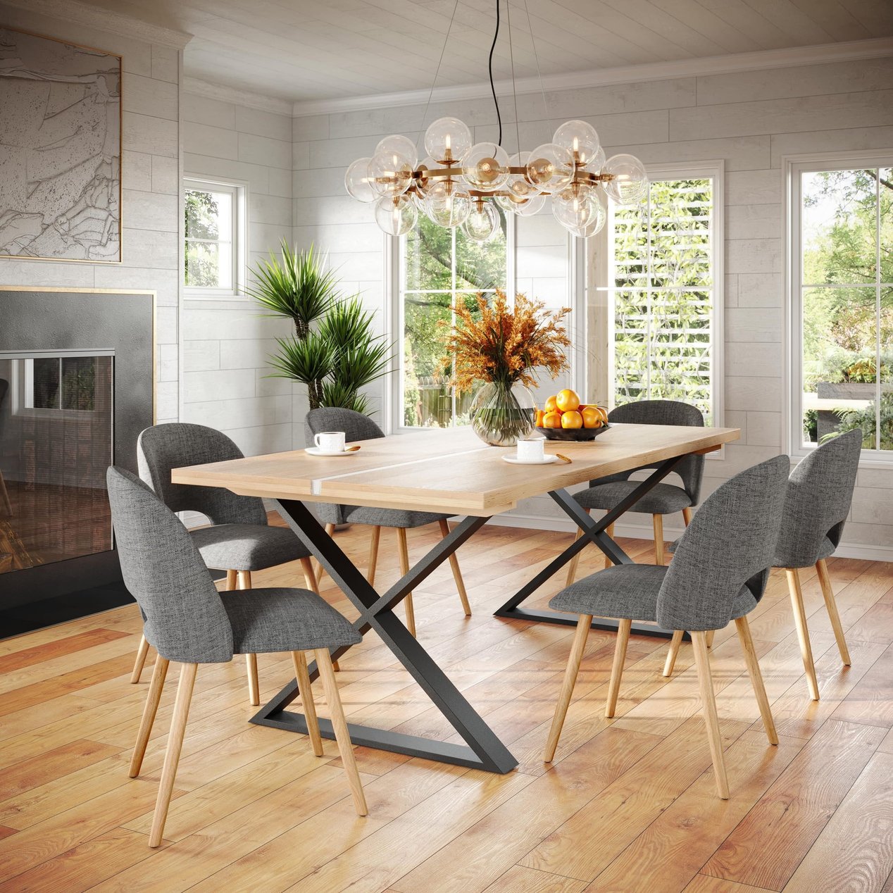 Medium Lifestyle 3D Visualization for Dining Room Furniture