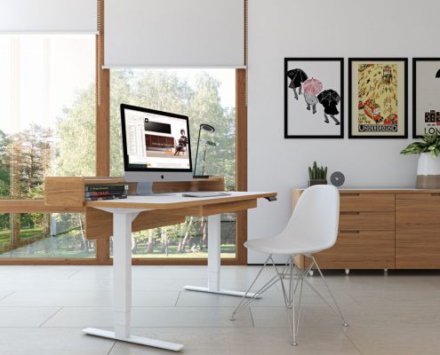 Incredible Desk Design 3D Rendering for a Furniture Catalog