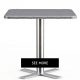 Square Top Table in Gray for a Product Page