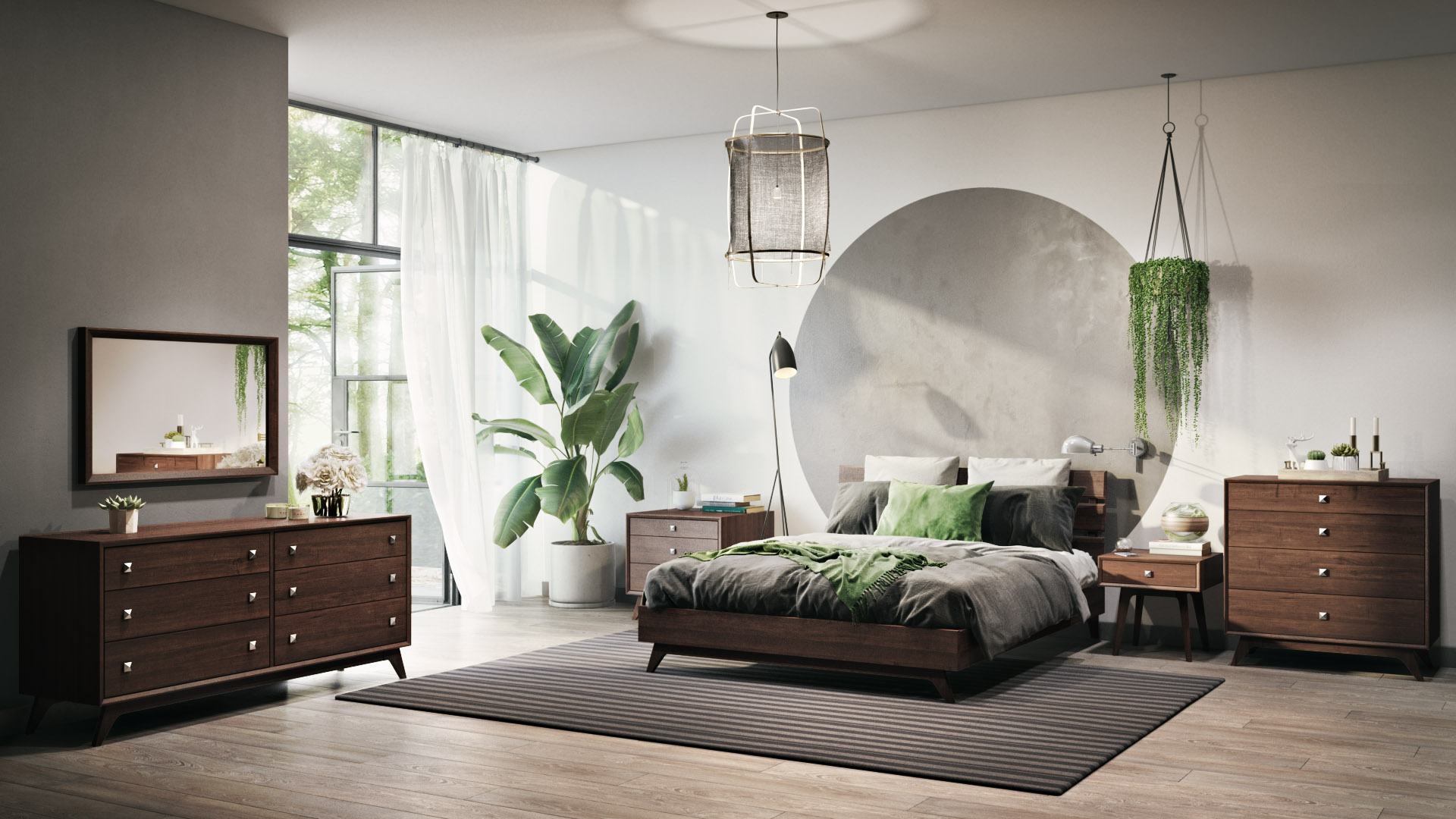 Photorealistic Lifestyle for Bedroom Furniture Advertising