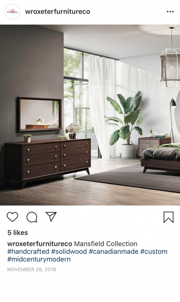 Facebook Advertising Image for Bedroom Furniture