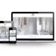 Furniture Company's Web Store Reinforced by Marketing Collateral on Different Devices
