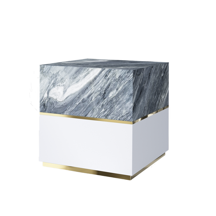 Marble Dover Side Table 3D Rendering