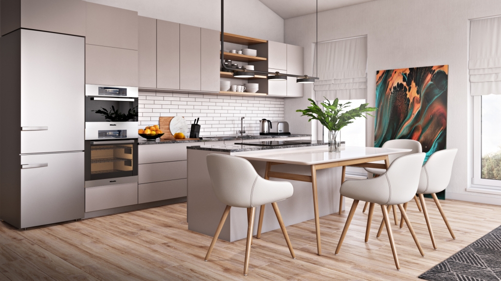 Kitchen Furniture 3D Product Visualization