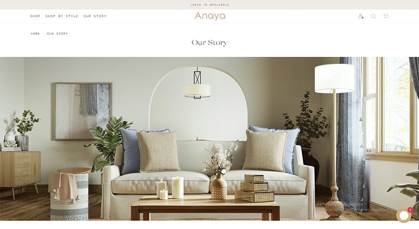 Lifestyle Render for Anaya's About Us Page