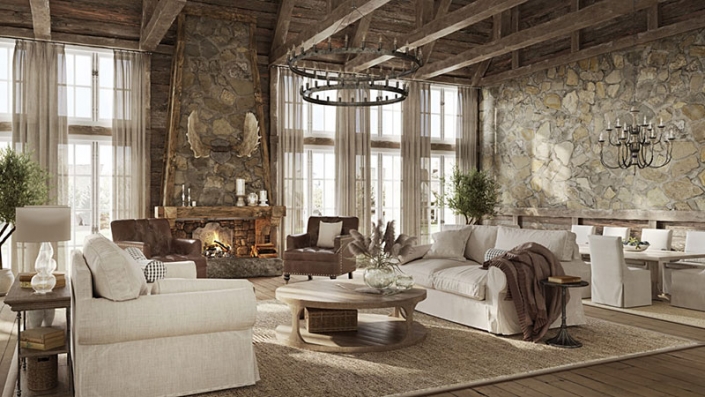 Country Interior Design: 6 Main Styles for Roomsets