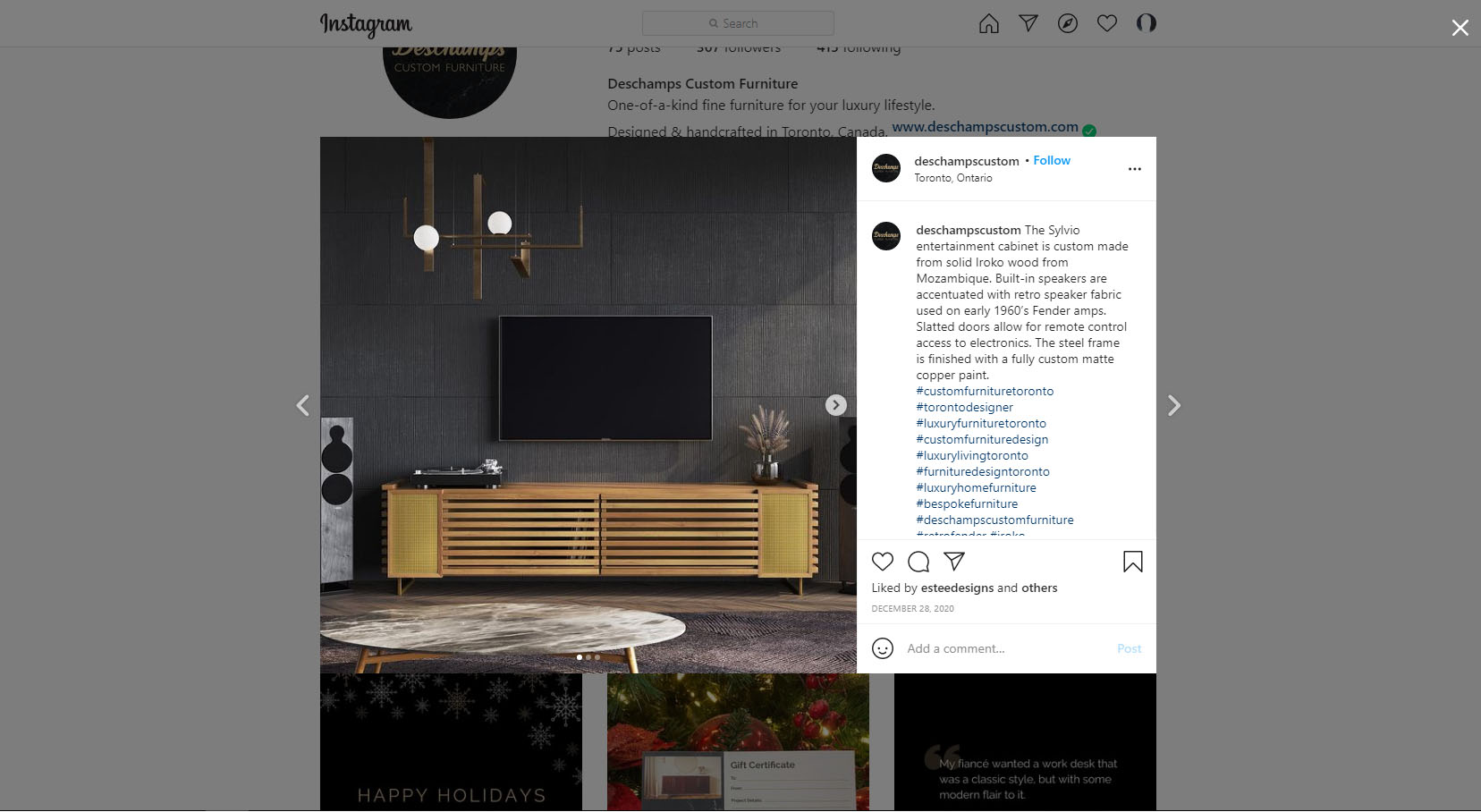Furniture Brand Content Marketing