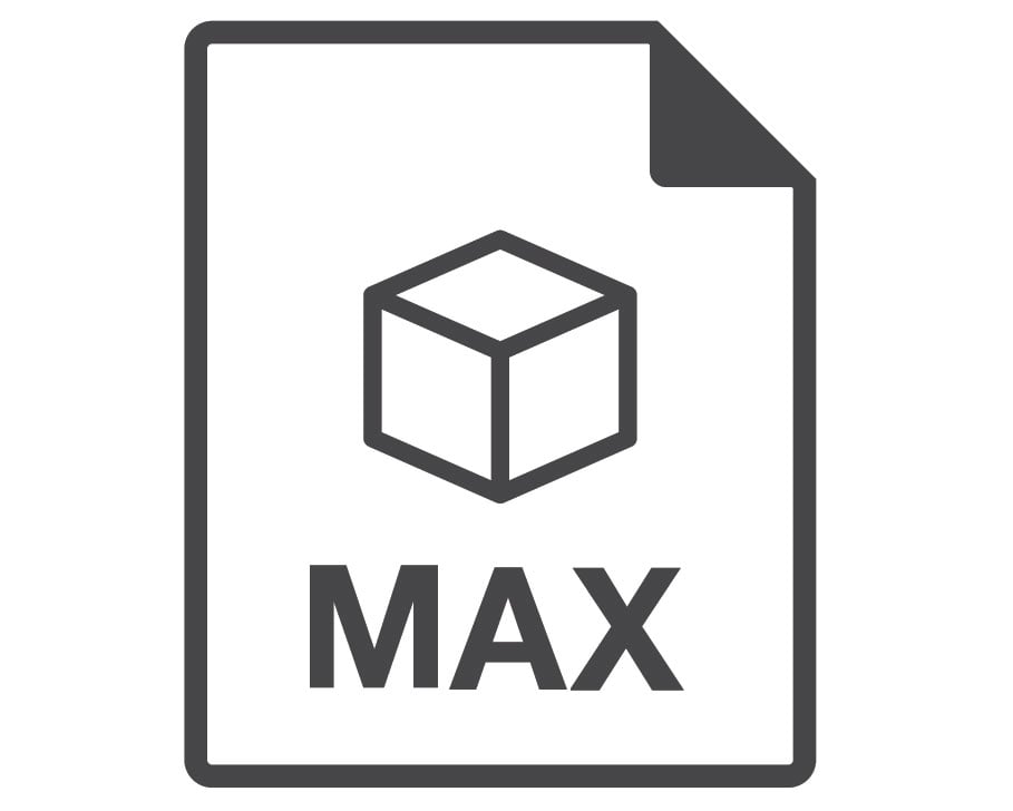 An Icon of a 3D File Format for 3ds Max