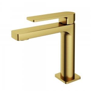 Silo CG Image for a Bathroom Tap in Gold