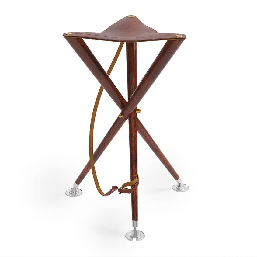 Outdoor Stool Isolated 3D Rendering