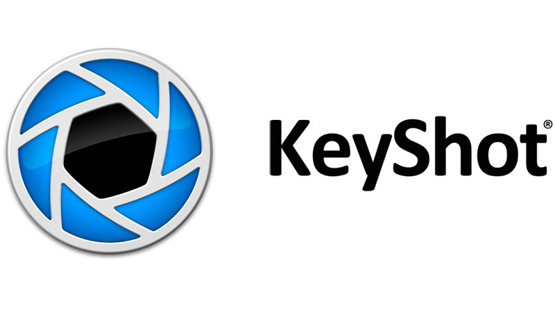 A Logo of a KeyShot 3D Rendering Tool Used with CG Equipment