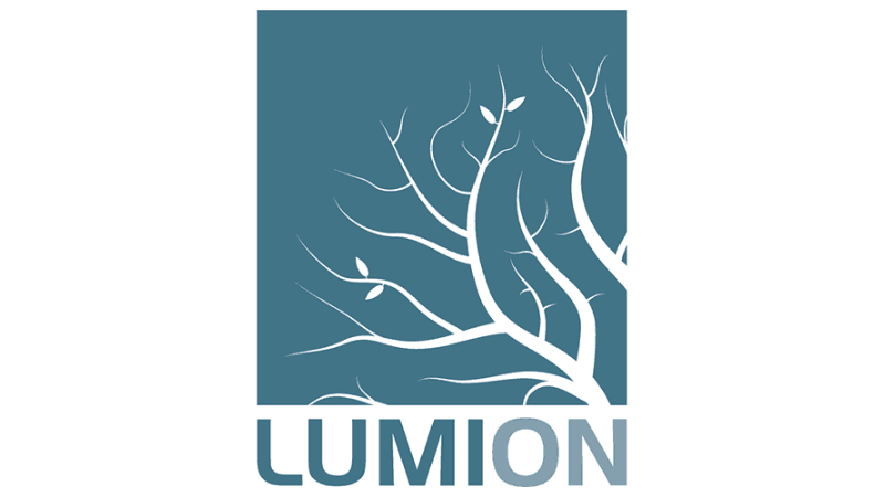 A Logotype of Lumion Which is a 3D Rendering Tool Compatible with DIfferent OS and CG Equipment