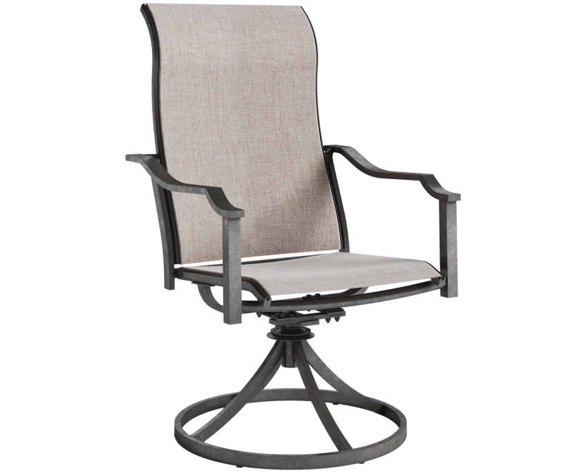 Chair 3D Rendering on a White Background