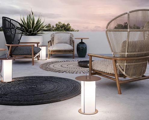 Terrace 3D Rendering for Outdoor Furniture
