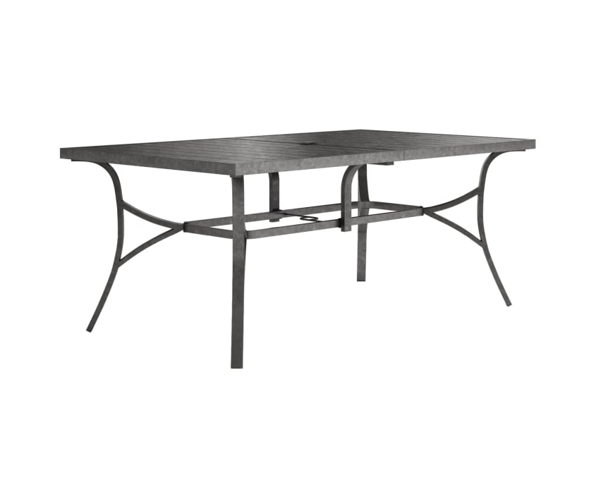 Table 3D Rendering on a White Background