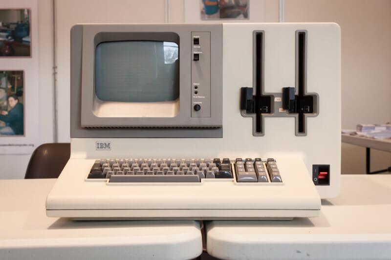 A Historical Old IBM Computer Popular During the Brief Early Period of eCommerce