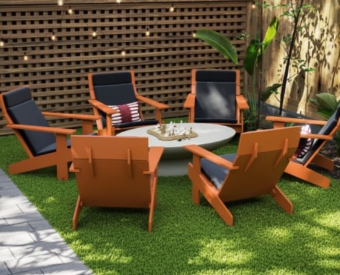3D Lifestyle Render for Outdoor Furniture