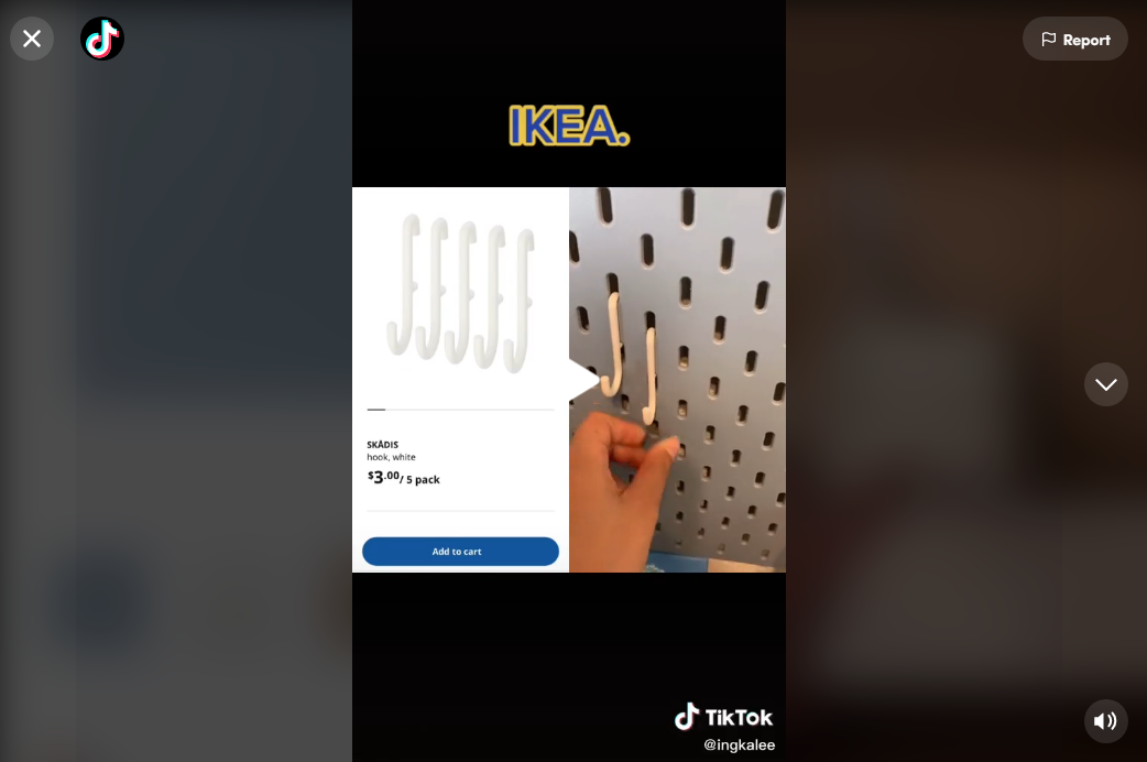 Product Video for IKEA TikTok 