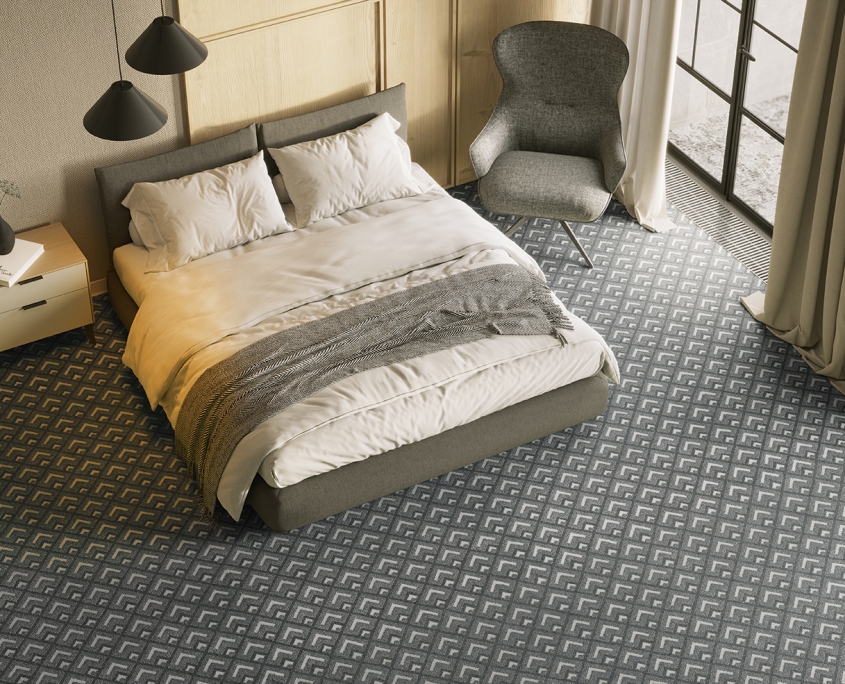 Kaleen Bedroom Carpet 3D Visualization