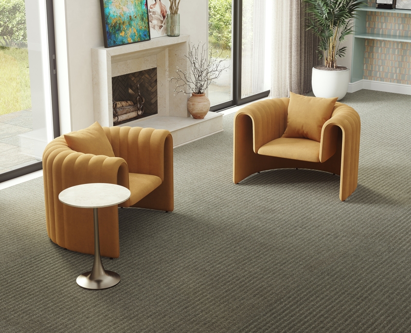 Living Room Carpet 3D Visualization
