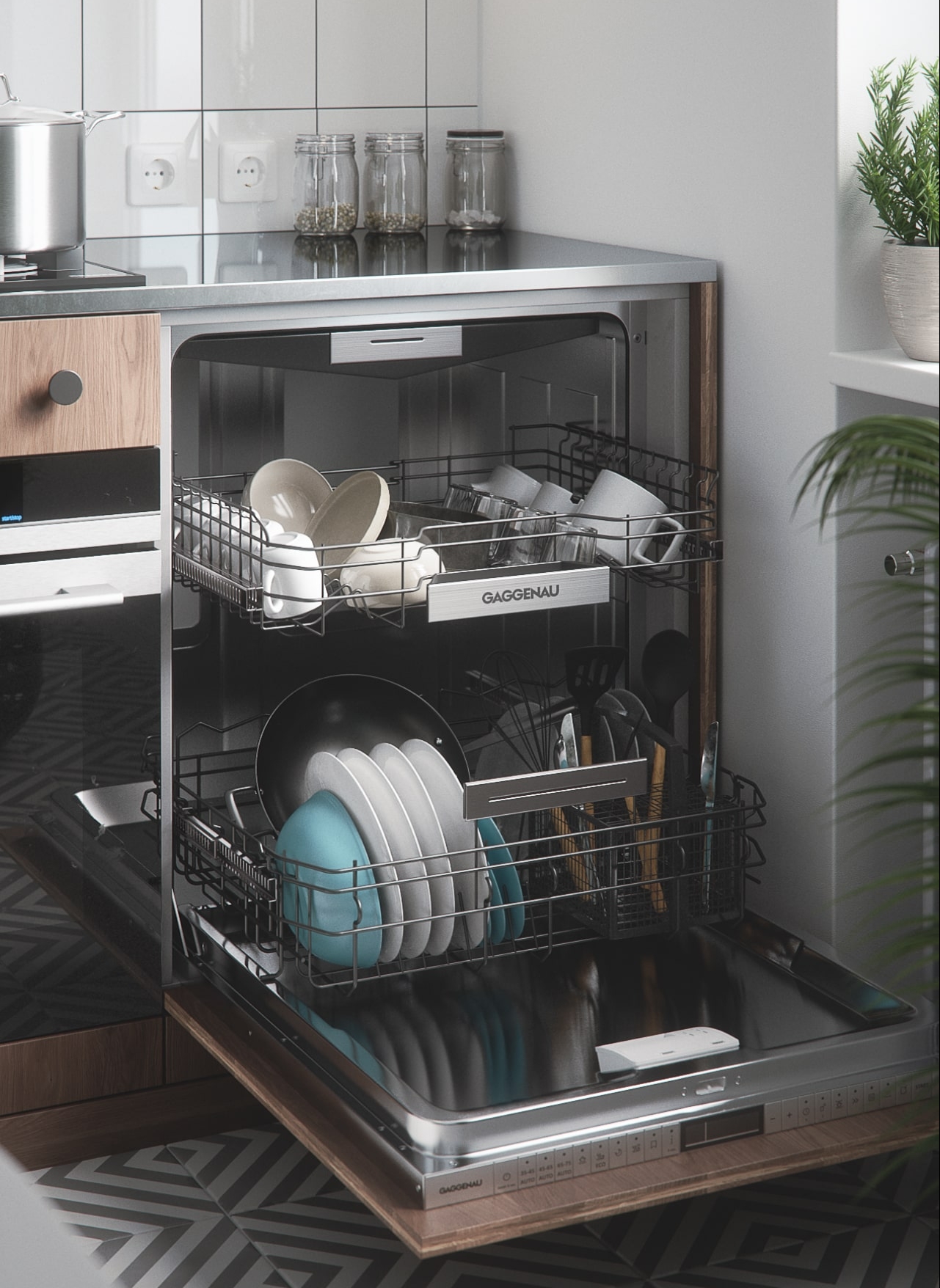Dishwasher 3D Visualization