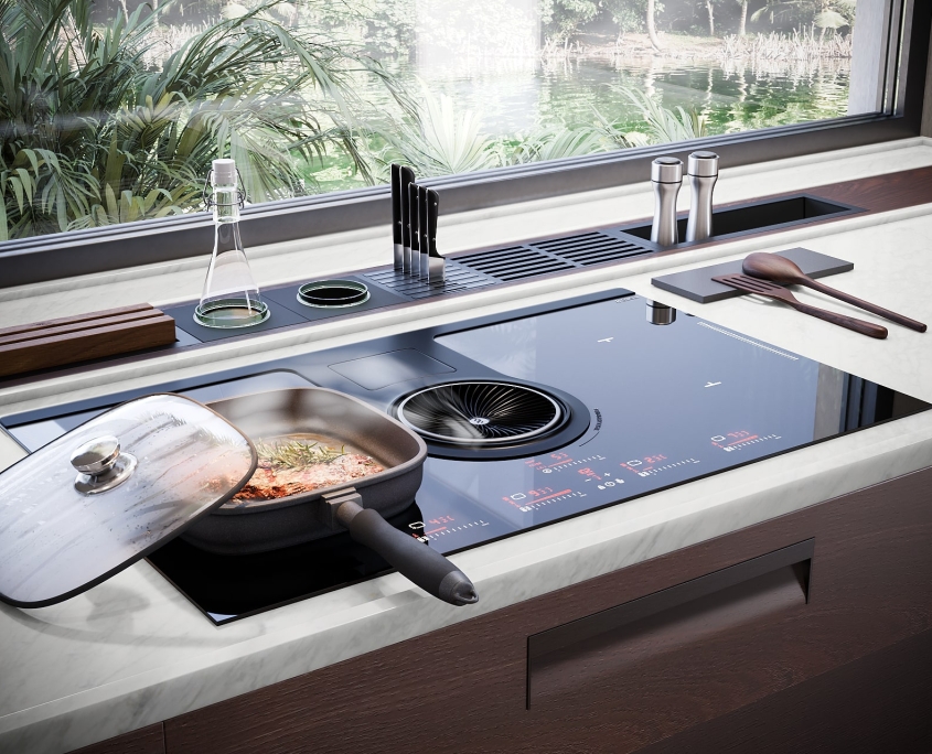 Photorealistic 3D Visualization for a Cooker