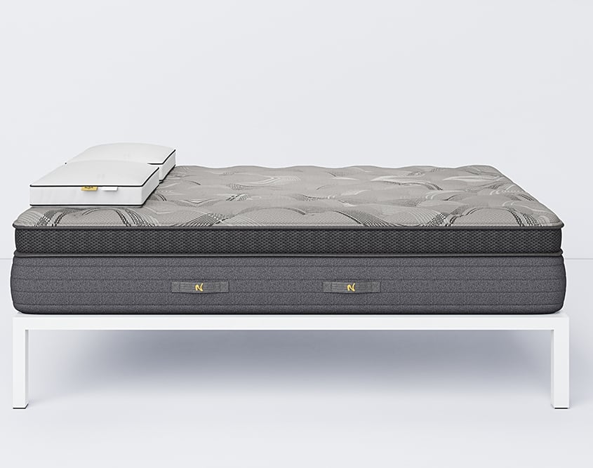 Side View Rendering for a Black Mattress