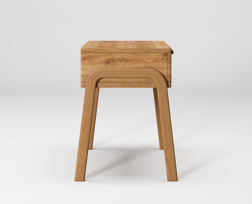 Silo Rendering of a Wood Nightstand