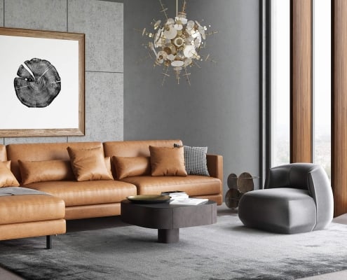 Ultra-modern Pendant for a Living Room