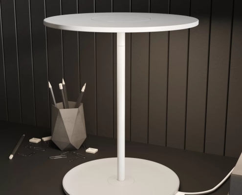 3D Rendering for Lighting Products: Minimal Table Lamp