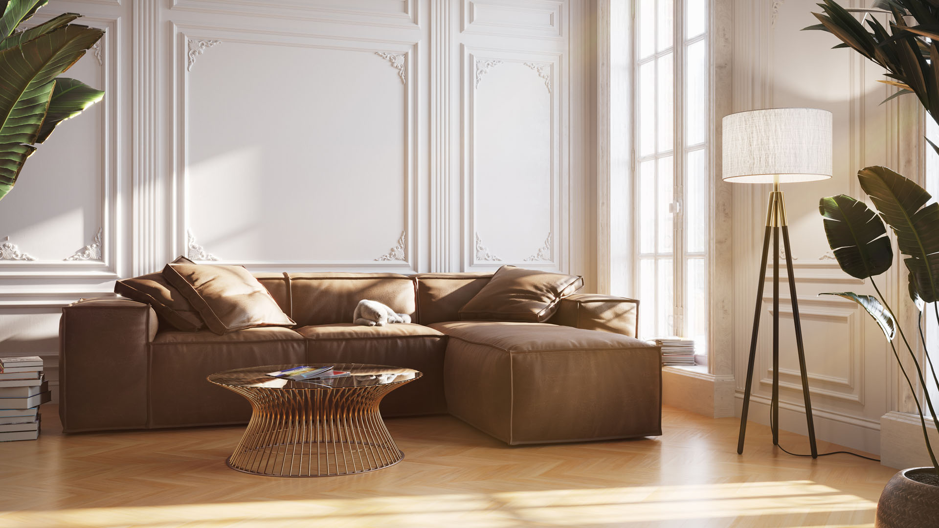 3d interior visualisation sofa