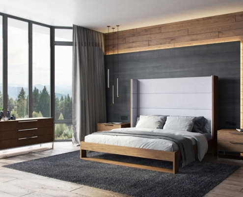 Bedroom Lifestyle Rendering for Better Bona Brand
