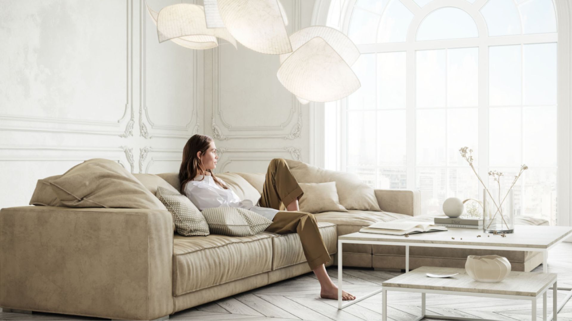 Living Room Furniture Lifestyle Render
