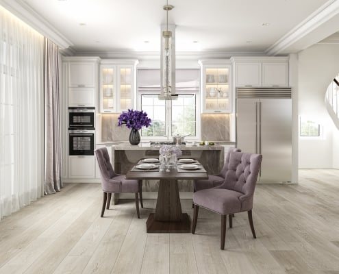 Dining and Kitchen Furniture Rendering