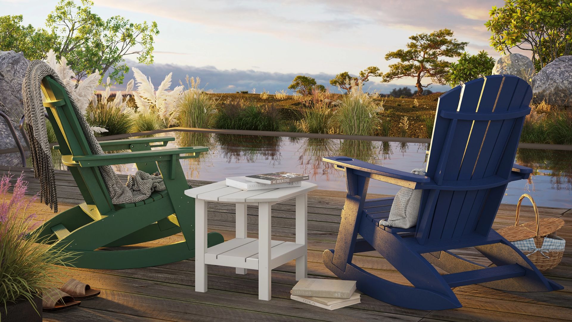 Colorways Lifestyle CG Image: Outdoor Chairs