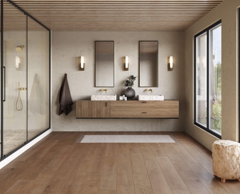 Bathroom Floor Lifestyle 3D Rendering