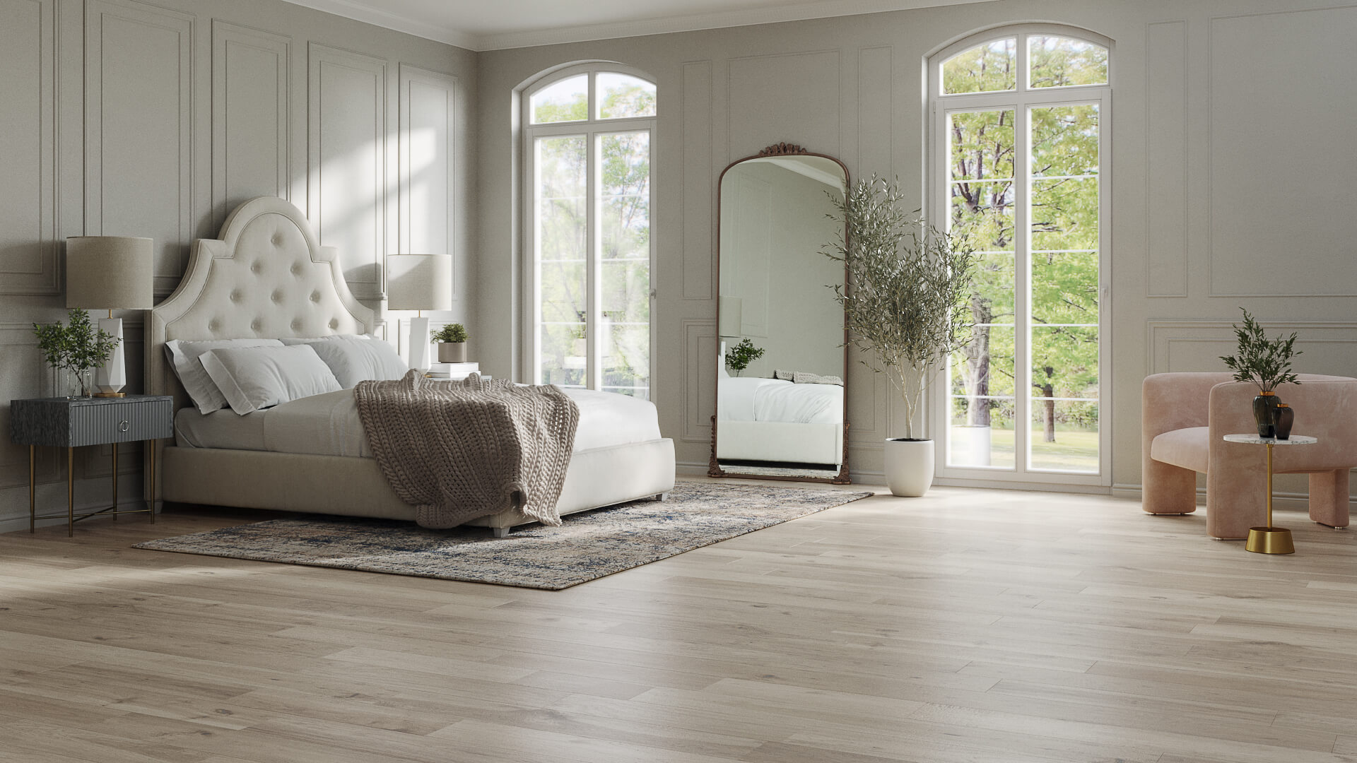 Bedroom Floor Lifestyle Product CGI