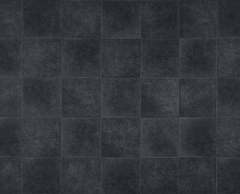 Black Tiles 3D Rendering