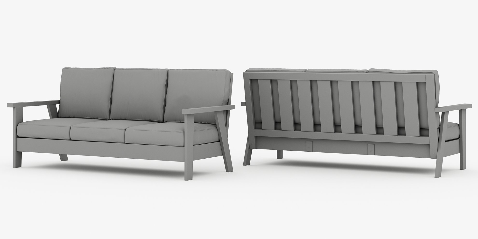 Lounge Sofa 3D Modeling
